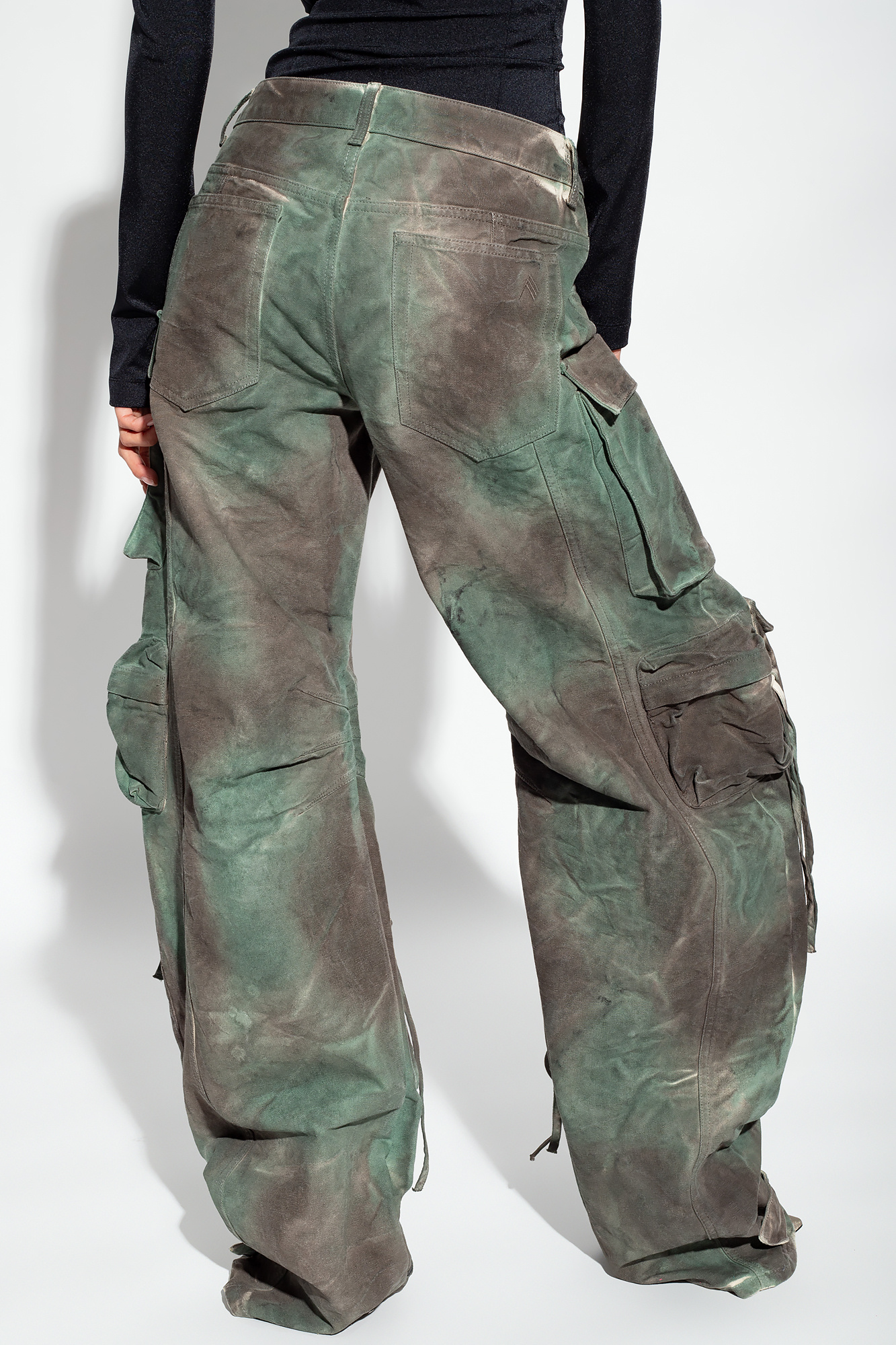 Green Fern cargo trousers The Attico Vitkac Germany